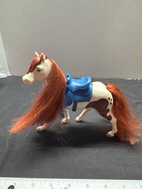 DreamWorks Spirit Riding Free Toy Horse Figure With Blue Saddle 2018 Just Play L
